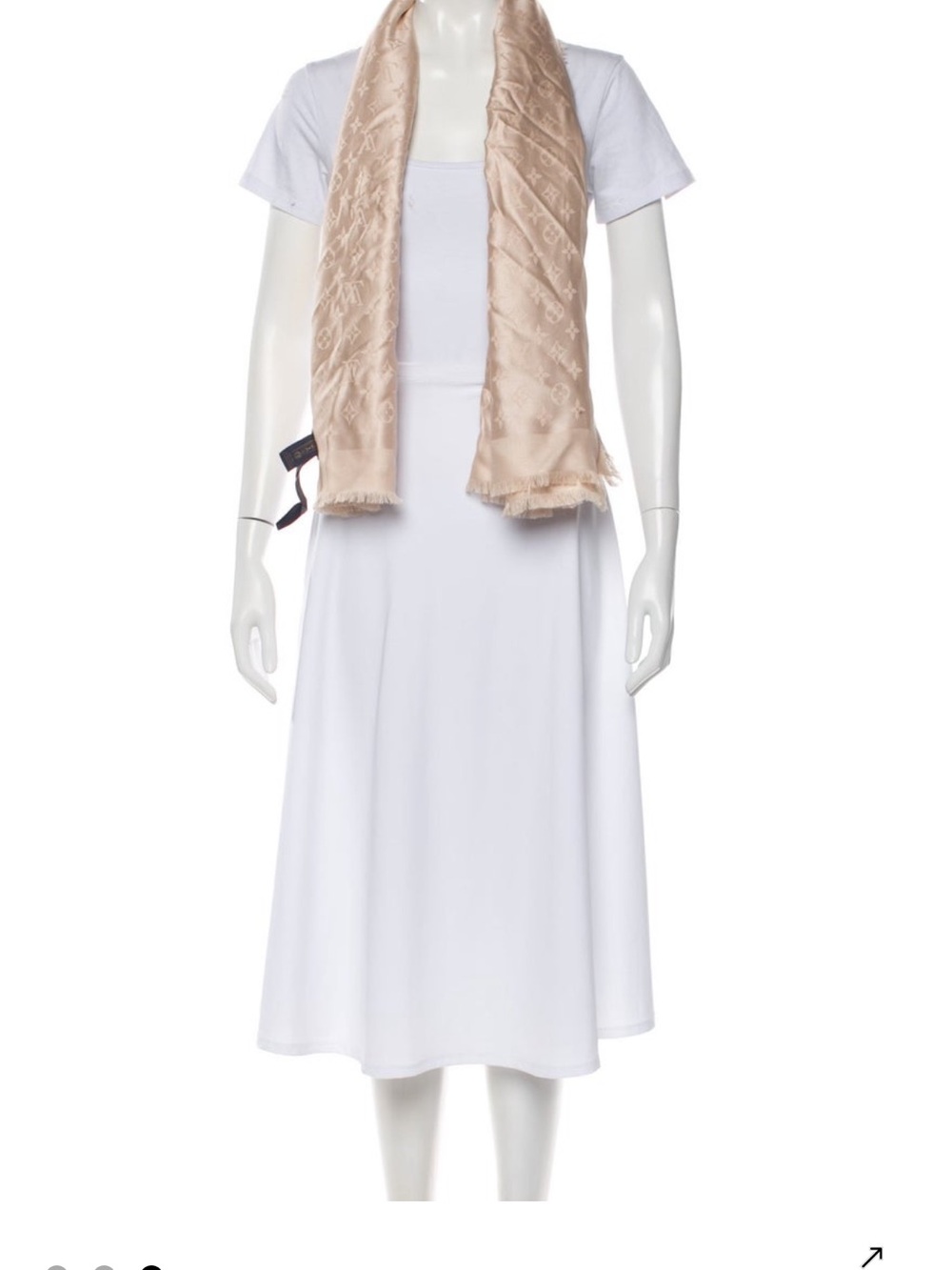 Louis Vuitton 2024 Beige Shawl, NWT